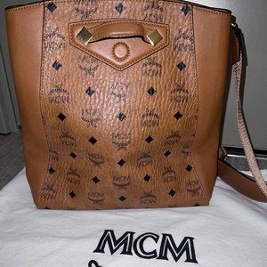 MCM visetos crossbody tote bag